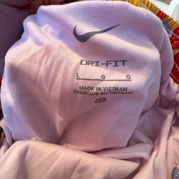 Nike Dri-FIT Pink and Multicolor Shorts - Picture 2 of 2